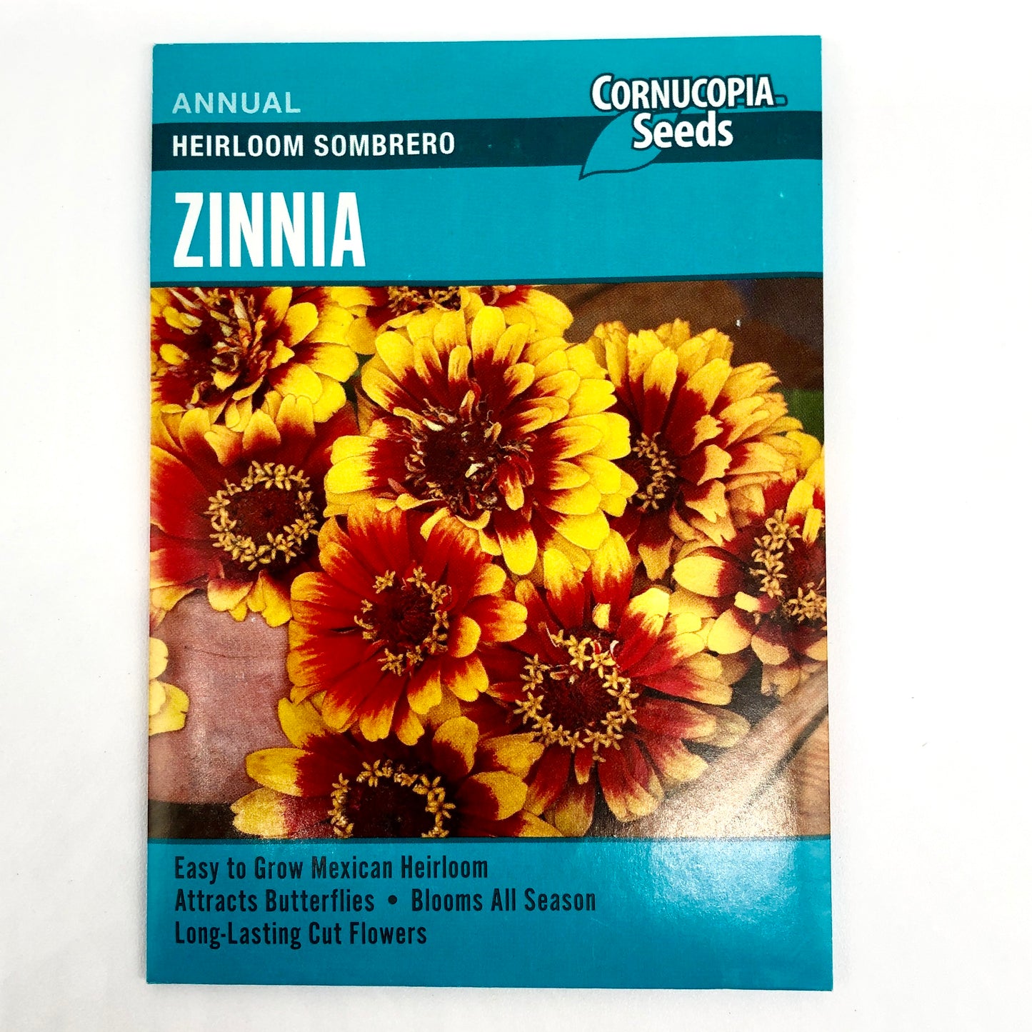 Seeds: Heirloom Sombrero Zinnia