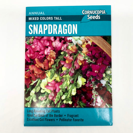 Seeds: Mixed Colors Tall Snapdragon